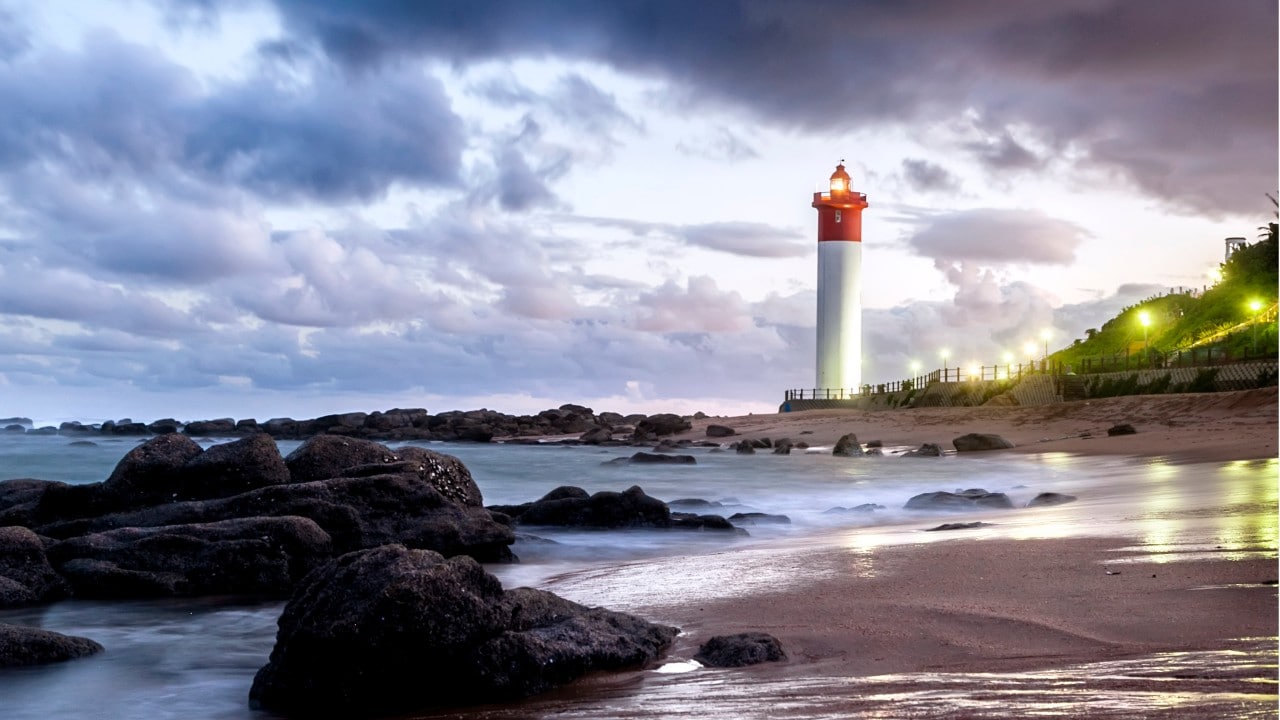 The Umhlanga Lighthouse in Durban, South Africa