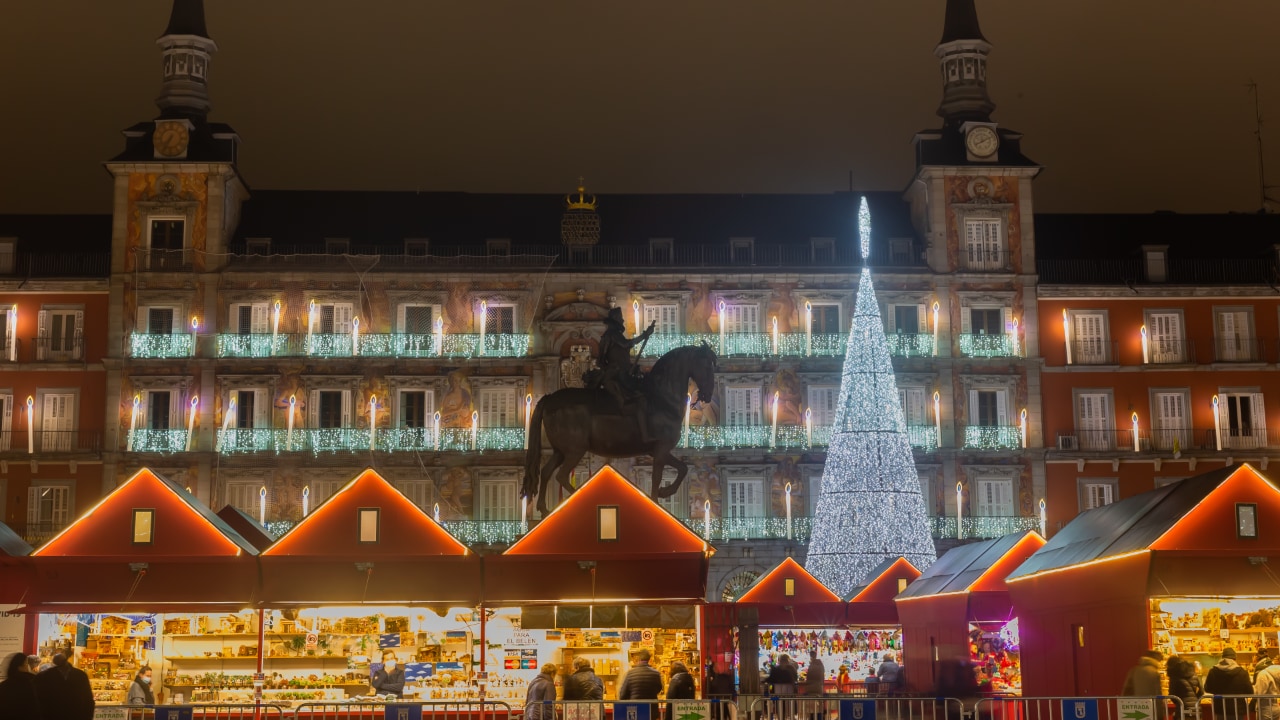 Madrid Christmas market, Spain