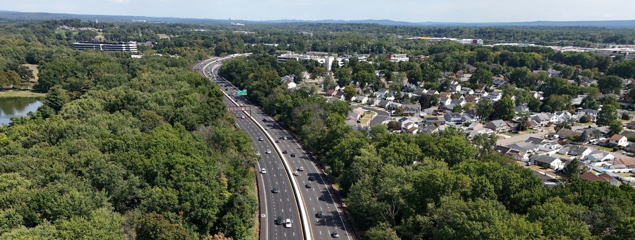 Garden State Parkway toll road in northern New Jersey.