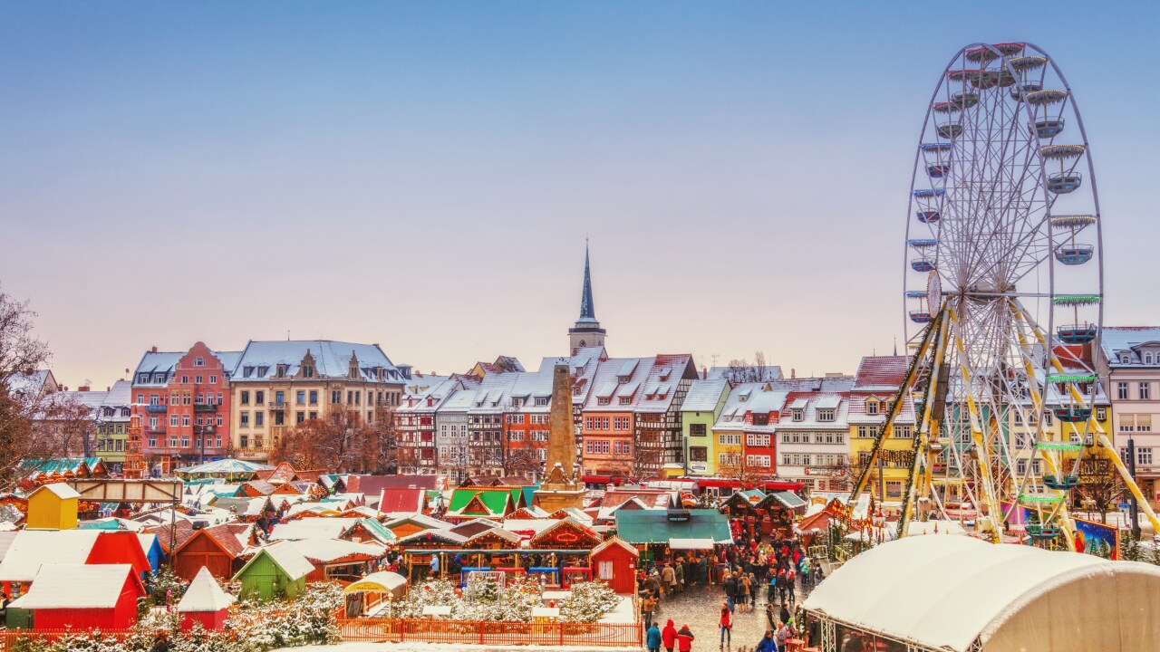 German Christmas market, Erfurt